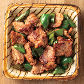 豚肉とピーマンのピリ辛マヨ炒め