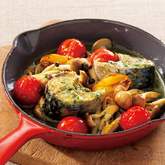 「さば缶」でアヒージョ風