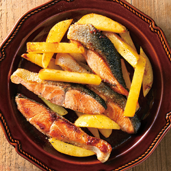 新玉ねぎと鮭のホイル焼き だいどこログ 生協パルシステムのレシピサイト