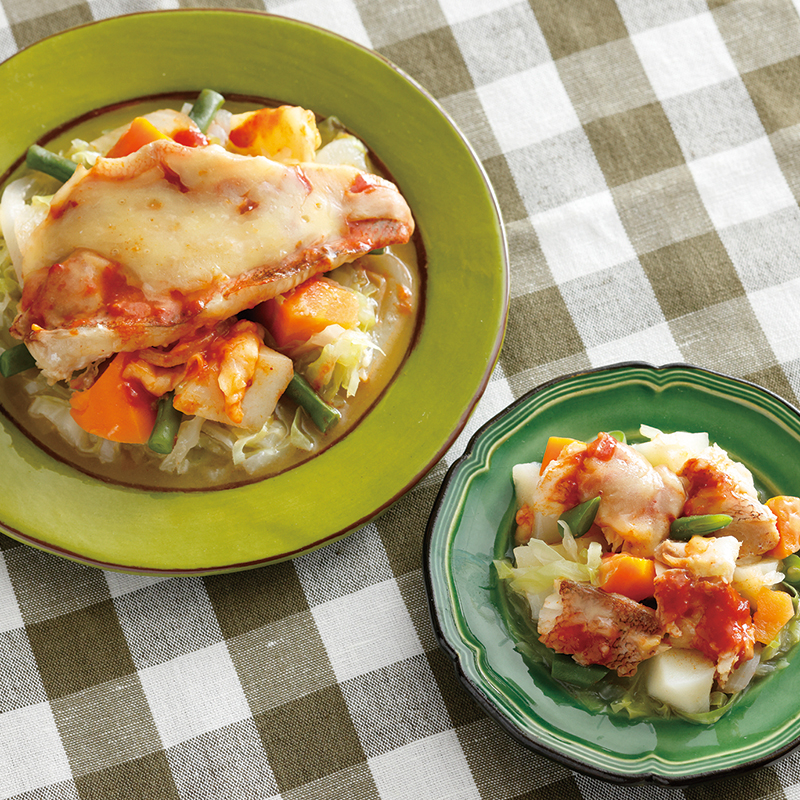 取り分けレシピ 白身魚とトマトチーズの蒸し焼きセット だいどこログ 生協パルシステムのレシピサイト 取り分けレシピ 白身魚とトマトチーズの蒸し焼きセット だいどこログ 生協パルシステムのレシピサイト