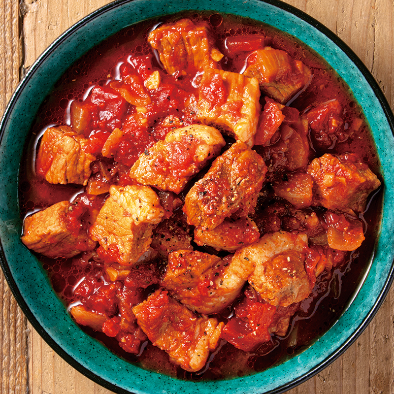 豚とトマトのしょうゆ煮込み だいどこログ 生協パルシステムのレシピサイト