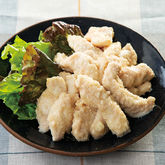 鶏ササミのたらこマヨソース