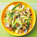 あさりと緑野菜のアーリオオーリオ風
