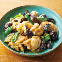 レンジで鶏肉となすのみそ炒め