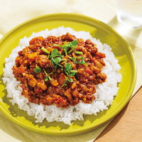 トマトたっぷりキーマカレー