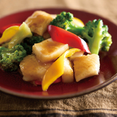 いかとブロッコリーのオイスターソース炒め