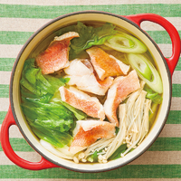 赤魚とレタスのしゃぶしゃぶ鍋