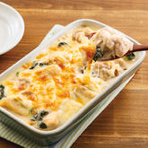 鶏とほうれん草のみそチーズグラタン
