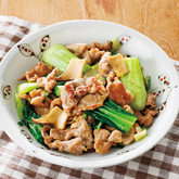 豚肉とチンゲン菜の中華炒め