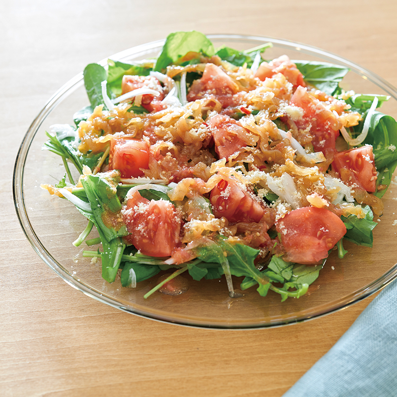 中華くらげとトマトのサラダ｜だいどこログ[生協パルシステムのレシピ