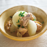 鶏と大根の塩煮