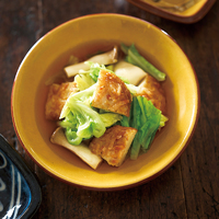 『桜えび天』とエリンギのレンジ煮