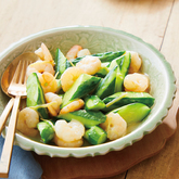 きゅうりとえびの翡翠炒め