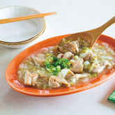 鶏モモと白菜漬けのうまみあん