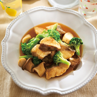 たらとブロッコリーのめんつゆバターソテー