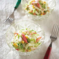 白菜とコーンのコールスロー