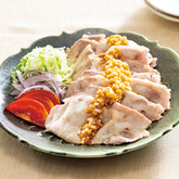 豚ロースソテー ねぎ甘酢だれ