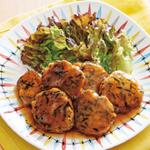 スプーンで作るてりてり豚つくね