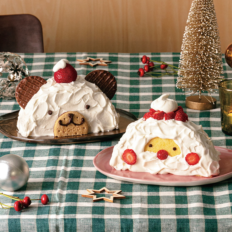 お祝いのクリスマステーマパターンのキッチンとバスルームの掃除