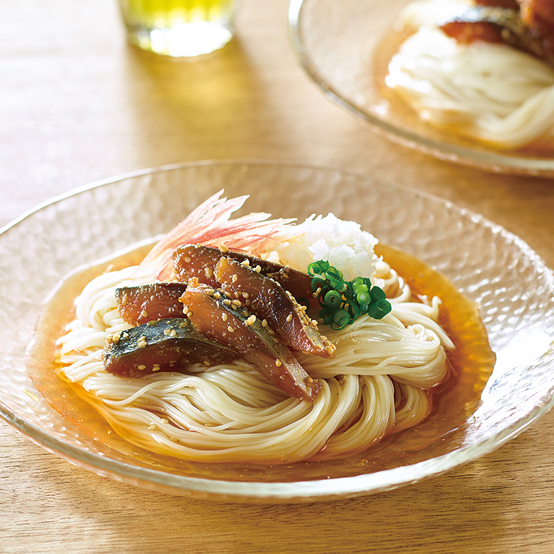 胡麻さばぶっかけそうめん｜だいどこログ[生協パルシステムのレシピサイト]