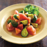 トマトときゅうりのエスニックサラダ