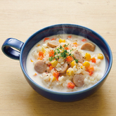 レンジで簡単！ 豆乳リゾット