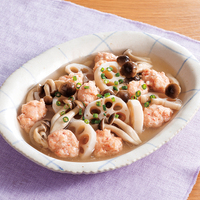 えびしんじょとれんこんの白だしあん