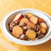 牛肉とさつまいものみそバター煮