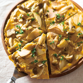 3種きのことハムの具だくさんオムレツ