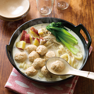 ごま豆乳うどん鍋