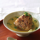 古代米の焼きおにぎり茶漬け