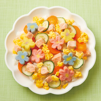 ちらしずし風はなやかごはん