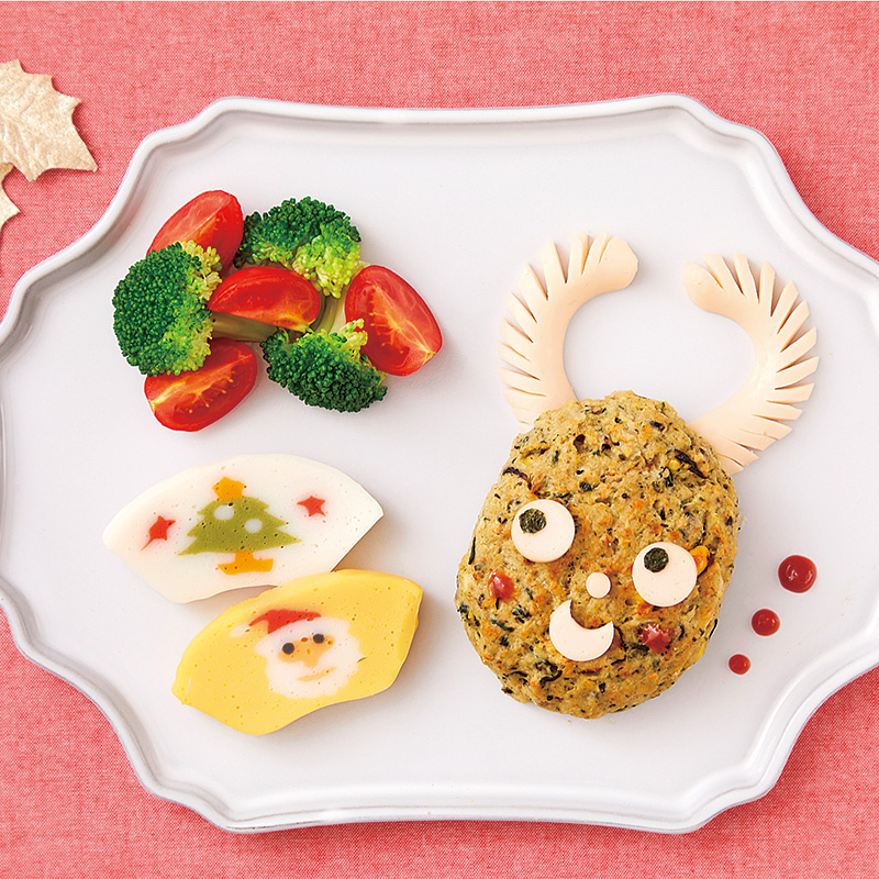 トナカイバーグのクリスマスプレート