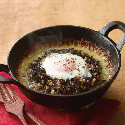 ひじきの巣ごもり風