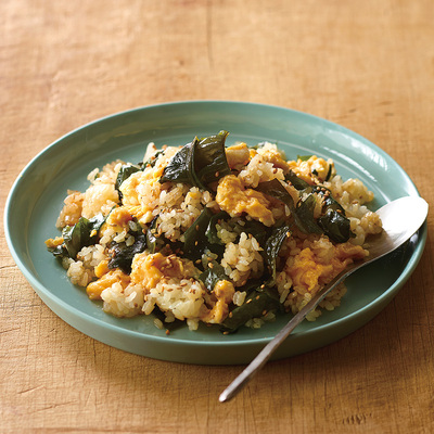 わかめと卵の焼きめし