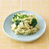 ブロッコリーと青のりのポテトサラダ