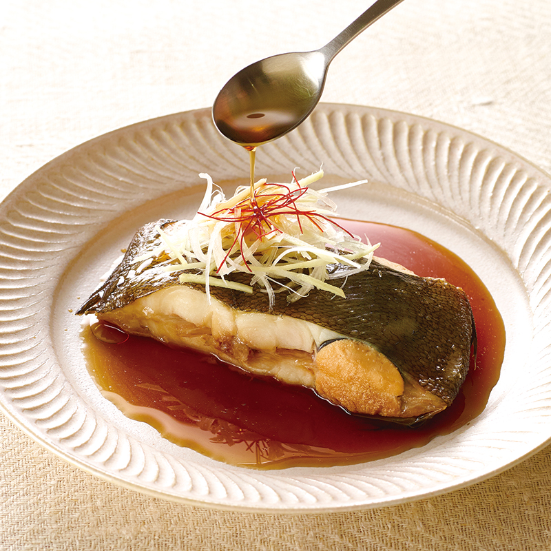 かれいのレンジ中華蒸し