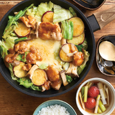 さつまいも入りチーズタッカルビ、ねぎトマトスープ（3人分）