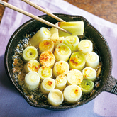 有機ねぎのとろとろ和風アヒージョ