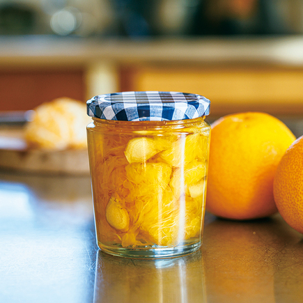 はっさくのジンジャーシロップ漬け