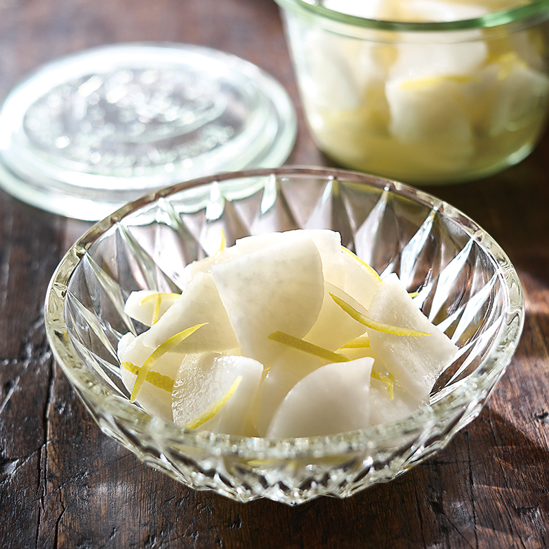 大根のレモン甘酢漬け