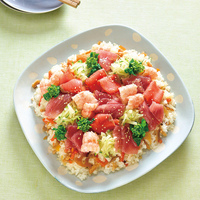 ごま油香る海鮮ちらしずし