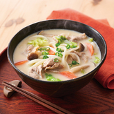 豆乳野菜みそうどん