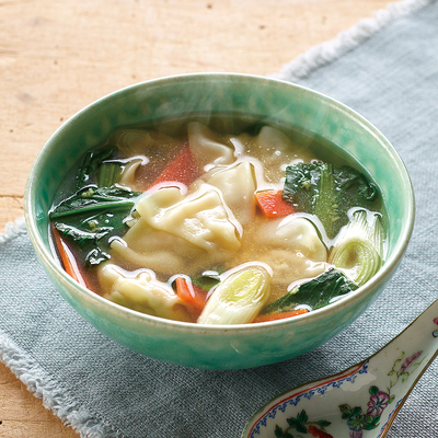 水餃子のスープ