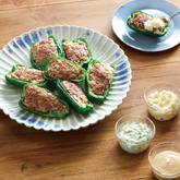 簡単ピーマンの肉詰め