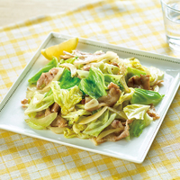 春キャベツと豚肉のうま塩炒め