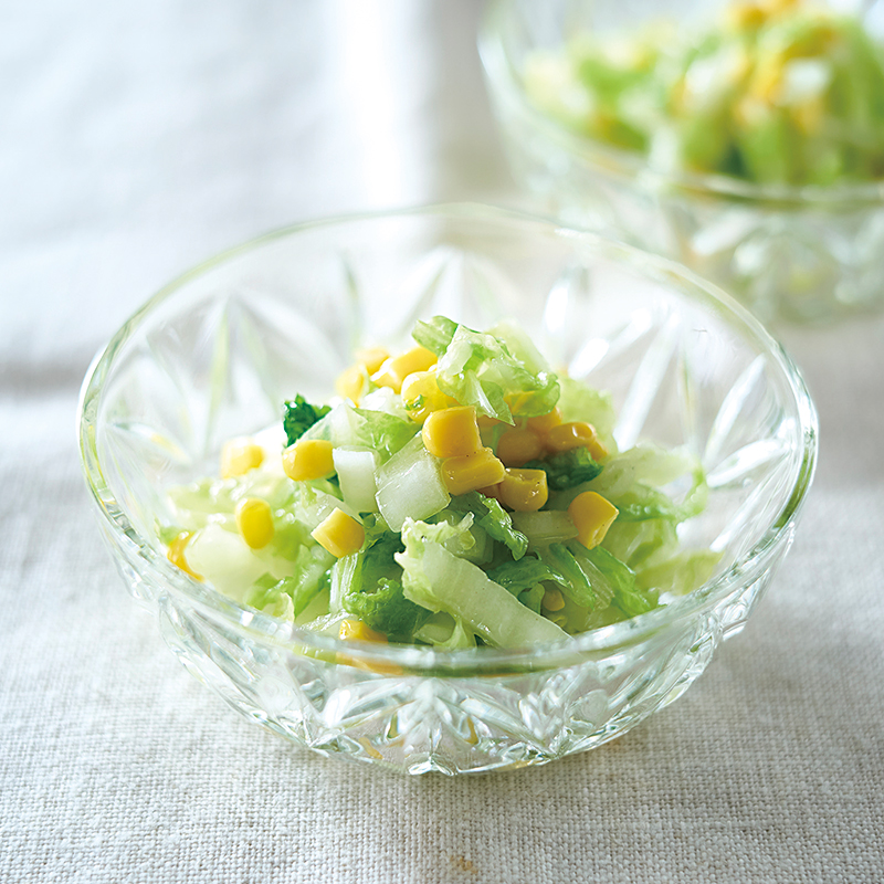 白菜とコーンのコールスロー