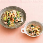 【取り分けレシピ】たっぷり野菜と春雨の具沢山スープセット