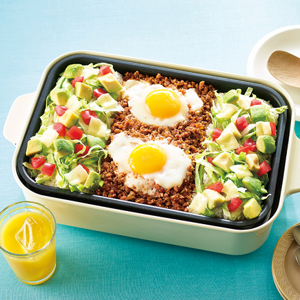 ホットプレートタコライス