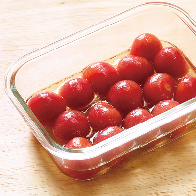 ミニトマトの黒酢マリネ